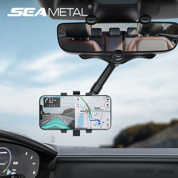 

car holder universal car mirror phone holder 360 degree rotation car phone holder mount stand for cam gps smartphone bracket r230626