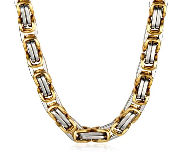 

new fashion trendy stainless steel necklace bangle jewelry cool chain1458865, Silver