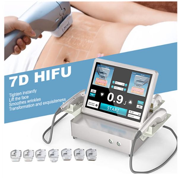 

hifu technology 2023 new arrivals hifu face lift focused ultrasound 7d hifu machine, Black;white