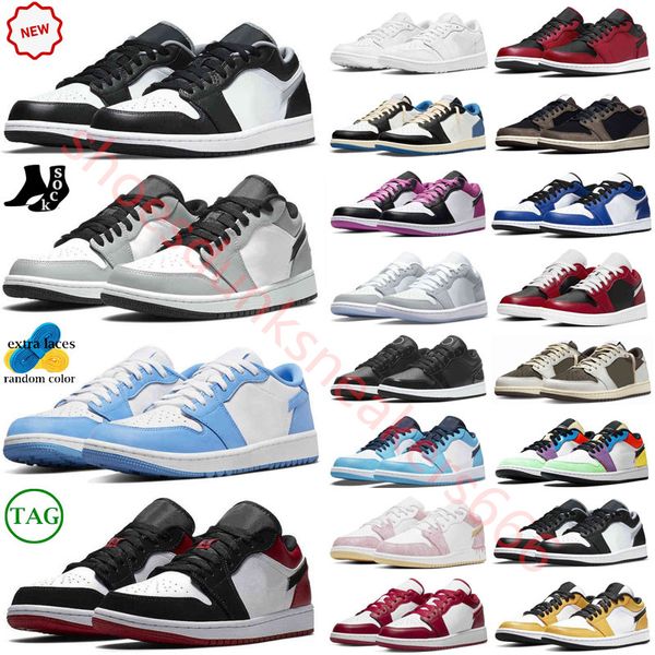 

basketball jumpman 1 sneakers shoes black phantom patent bred university blue washed pink obsidian white hyper royal toe low lucky green sta