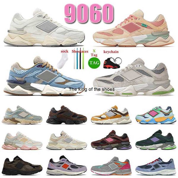 

9060 athletic og sneakers classic running shoes 990 v3 rain cloud grey sea salt bricks wood bodega age of discovery 990v3 jjjjound mens wome, Black