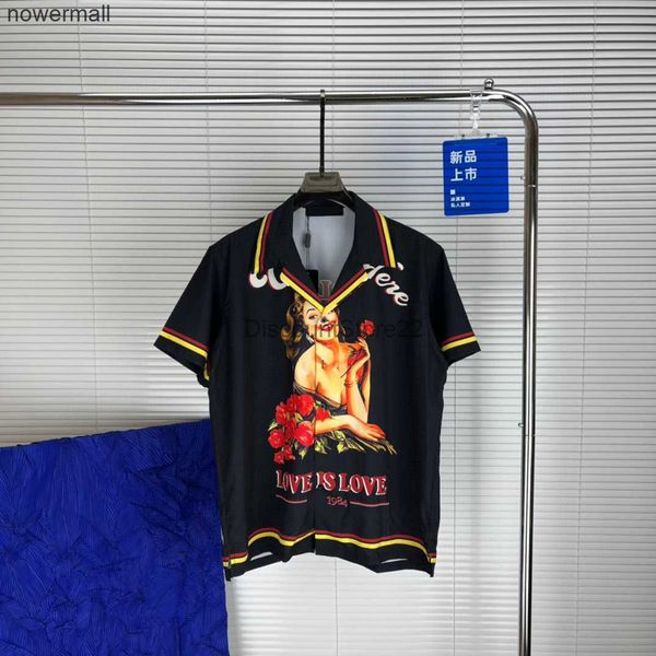 

men gabbanaly g summer mens designer shirts dg shirts brand d tee print casual breathable short dolcly sleeves luxury clothes, White;black