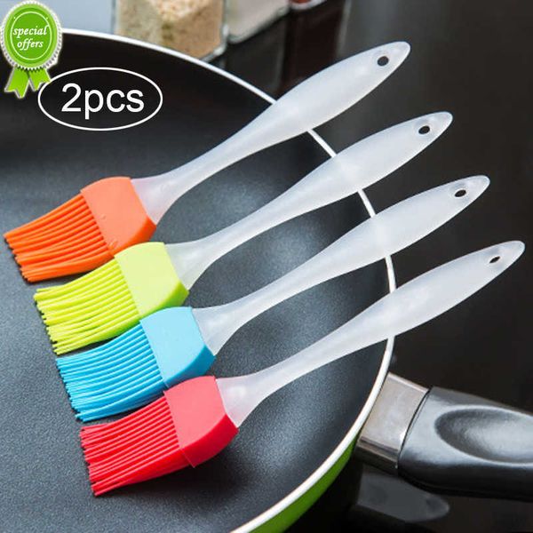 

10pcs Silicone Baking Pastry Brush Barbecue Oil Brushes For Cake Bread Butter Tools Kitchen Accessories BBQ Grill Bakeware