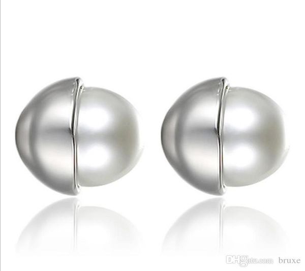 

temperament female ear jewelry women fashion explosion models korean version of the new pearl earrings whole custom manufactur7745264, Golden;silver