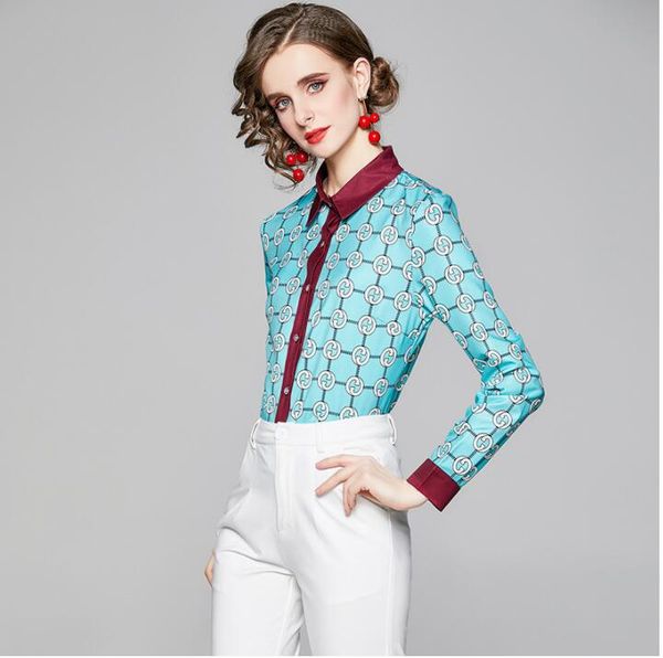 

womens's designer shirts dress vintage blouses long sleeve shirt plus size woman clothing, White