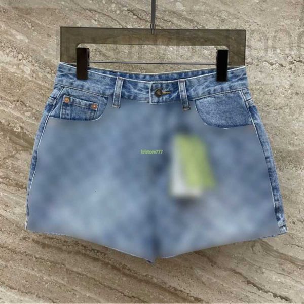 

women's shorts designer cotton women jeans with all-over letter print female high end brand cowboy casual jersey outwear denim a-line y, White;black