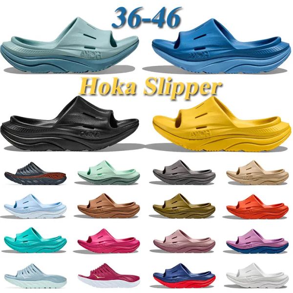 

hoka one orda recovery slide 3 women men white black blue yellow beige slippers slides eva people runner designer sports slipper sandals siz