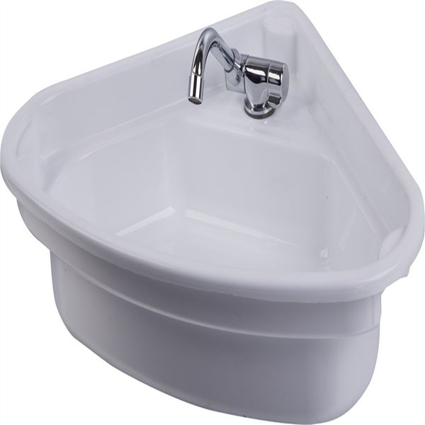 

white acrylic sink hand wash basin 480*480*145mm boat caravan camper rv gr-y007b