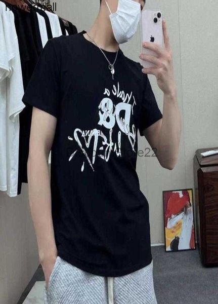 

graffiti d designer dolcly sleeved gabbanaly g printing summer dg cotton tshirt t shirt short mens sweatshirt tshirt men women casual round, White;black
