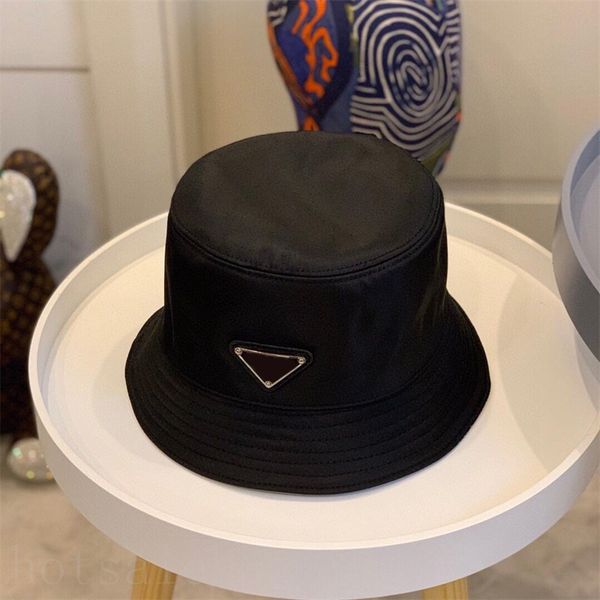 

designer hats for men re nylon bucket hat man pink blue triangle pattern bob outdoor shopping sun proof fashion luxury cap for women mz01 c2, Blue;gray