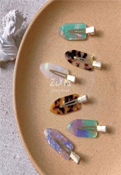 

hair clips barrettes hair jewelry fashion accessories leopard no printing duckbill clip for women 5 colors8420808, Golden;silver