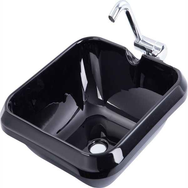

white black acrylic sink hand wash basin 360*360*120mm boat caravan rv gr-y005