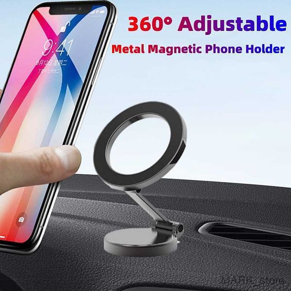 

car holder metal magnetic phone holder for car mount with 360 adjustable fit for pro plus mini case r230626
