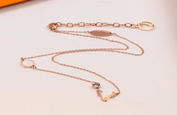 

design necklace luxury gift with logo gold rosegold silver lav72465433