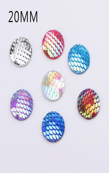 

20mm round fish scale patch plated ab color resin fish scale bottoming drill diy ornament accessories4954827, Bronze;silver