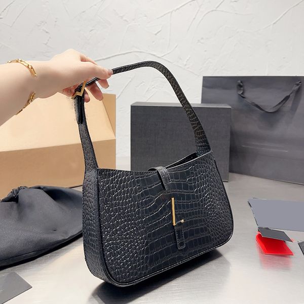 

fashion designer shoulder bag handbag four seasons ladies luxury brand crocodile handbag luxury underarm bag senior sense 5a baguette bag