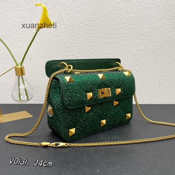 

handbags luxury handbag bag women designer quality bag valentino crossbody high beach diamond bags crystal new rivet handbag jrsg