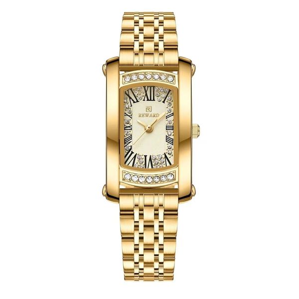 

new design japanese movement quartz watches for women wristwatches stainless steel waterproof silver small female watch, Slivery;golden