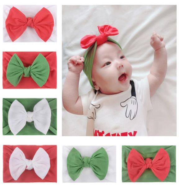 

2019 europe and the united states baby hair accessories children039s christmas nylon stockings bow hair band headbands whol4485856, Slivery;white