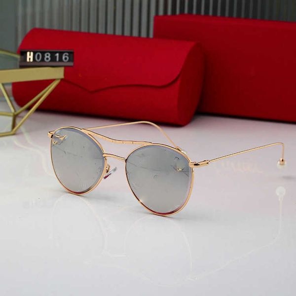 

wholesale of sunglasses new women's round glasses slim sunglasses uv protection for women, White;black