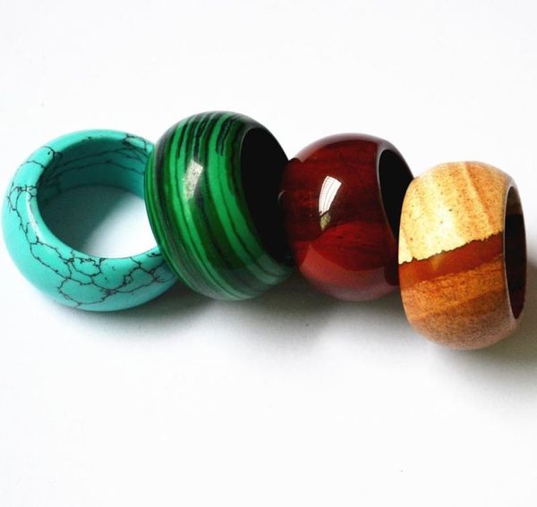 

natural stone ring smooth rings jewelry for women men ring05630794, Silver