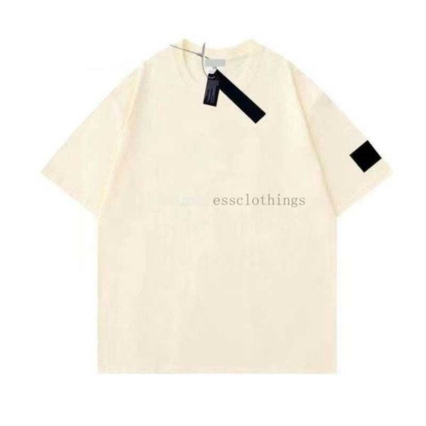 

t designer badges men pattern shirt geometric women stone tshirt summer trend letter short sleeve casual shirts round neck high street tee i, White;black