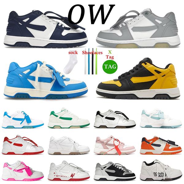 

classic out of office low designer casual shoes off platform vintage sneakers white dark blue walking suede dhgates mens women luxury traine, Black