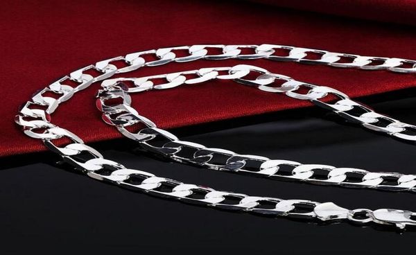 

1630inches silver plated pretty cute fashion 4mm chain men style necklace can fit pendant jewelry4142284