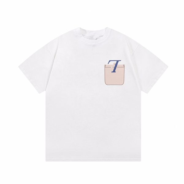 

men's t-shirt 2023 men's t-shirts luis fashion cotton soft wrinkle resistant printed letter casual student short sleeve vuttonity, White;black