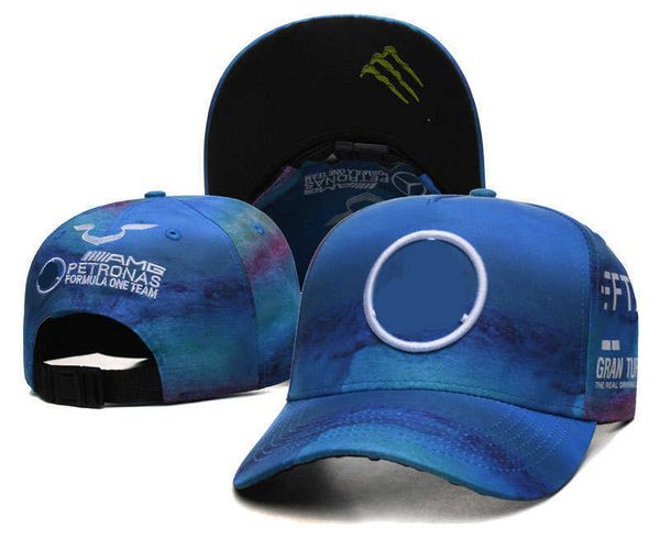 

ball caps 2023 fashion ball cap mercedes 3d embroidered hat steering wheel cap big g hat f1 racing motorcycle cap t46o, Blue;gray