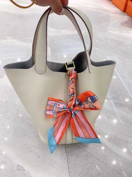 

wholesale designer h ormes totes handbags togo layer cowhide h home vegetable basket 2023 new fashion soft bucket bag handbag have logo