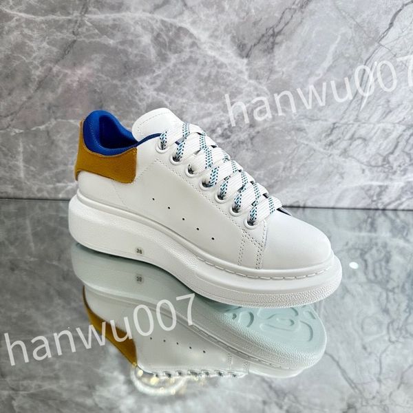 

2023 new luxury quality designer sneakers calfskin casual shoe fashion reflective shoes men women sneaker vintage trainers leather, Black