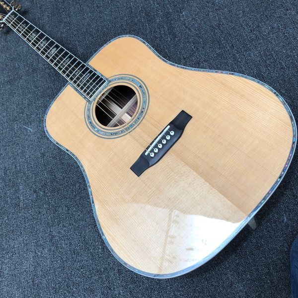 

41 inches k45 acoustic guitar solid amber finish d shape electrical acoustic guitar folk guitare acoustique
