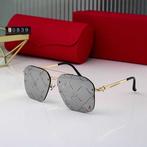 

original of sunglasses new live network red square trimmed light luxury women's sunglasses, White;black