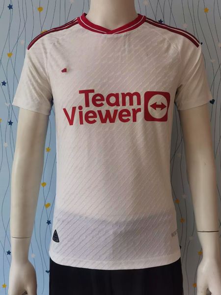 

23 24 rashford casemiro martinez man uniteds long sleeve sancho soccer jersey garnacho antony man utd 2023 b. fernandes manchester weghorst, White;black