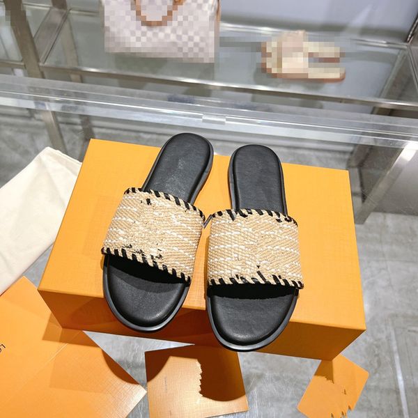 

designer woman sandals slippers men slipper gear bottoms flip flops women luxury sandal fashion causal flip flop 0623, Black