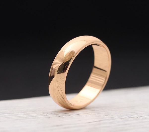 

surface lovers rings 18k rose gold and silver 316l stainless steel for women and man band rings in 045cm width jewelry ps5496195234