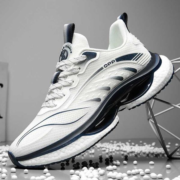 

opp spring/summer trend breathable running leisure fashion popcorn shock absorbing rebound mesh fabric night glow breathable shoes, Black