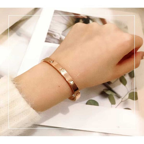 

internet celebrity new 3d hard gold rose bracelet network red couple snap special offer, Black