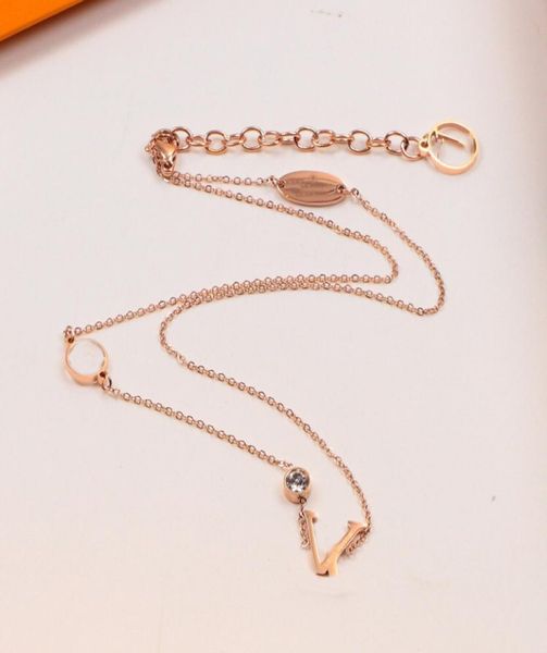 

design necklace luxury gift with logo gold rosegold silver lav73217724