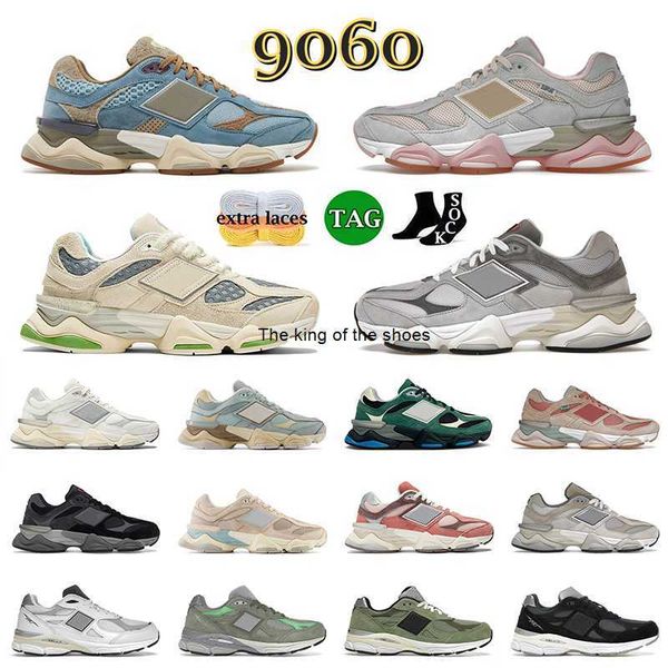 

9060 authentic designer running shoes men women bodega joe freshgoods bricks wood rain cloud grey sea salt blue haze team forest green 990 v, Black