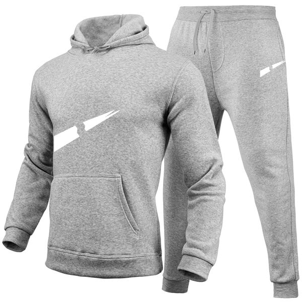 

casual sportswear mens xxxl tracksuits designer mens luxury hoodie basketball sweatshirt warm tech fleece hoodie mens joggers pants puffer j, Gray