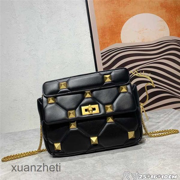 

beach valentino designer bag crossbody luxury handbags bag bags handbags 2023 new sheepskin women handheld large rivet handbag 7rhi