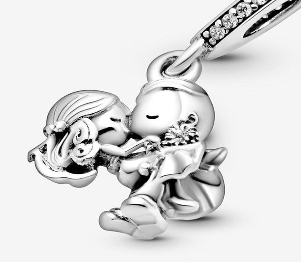 

fashion beads married couple dangle charms fit original european bracelets women diy jewelry3918464, Black