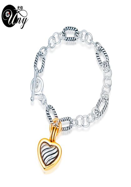 

uny antique cable heart bracelet women jewelry bracelet christmas valentine039sday gift bracelets vintage fashion trendy bracel5301279, Golden;silver