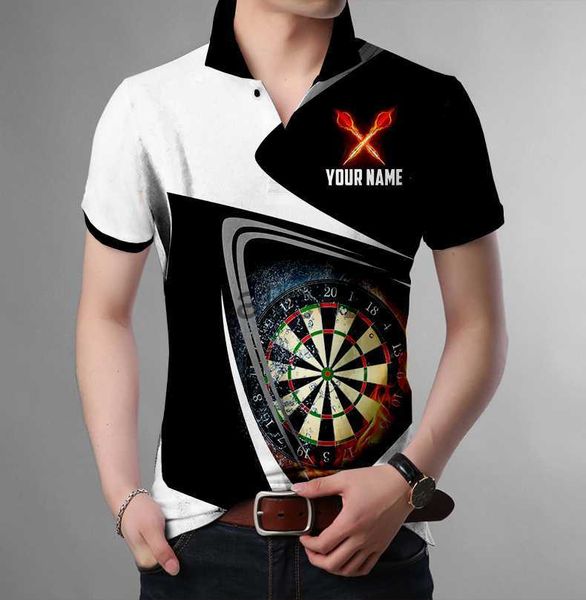 

men's casual shirts plstar cosmos 3dprint darts player shirt custom name team funny harajuku streetwear sleeveless tees fitness 1 x0626, White;black
