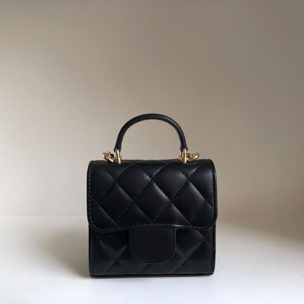 

designer bag lady mini handbag 11cm genuine leather chain clutch bag crossbody bag shoulder bag with box yc097