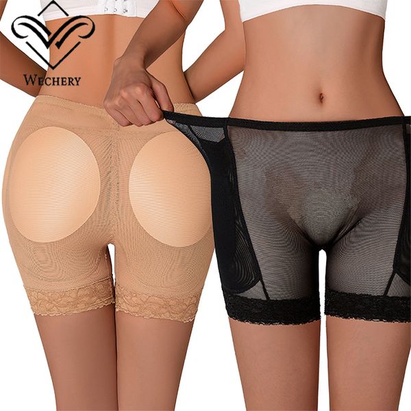 

women's push up shaper underwear with padded butt plug lifter voluptuous butt lifter hip pads enhancerty butt lifter panty, Black;white