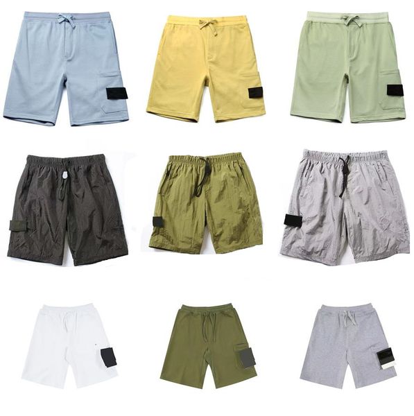 

shorts mens designer summer outdoor casual sports fitness sports man beach knee length luxury high street loose clothing asian size 2xl, White;black