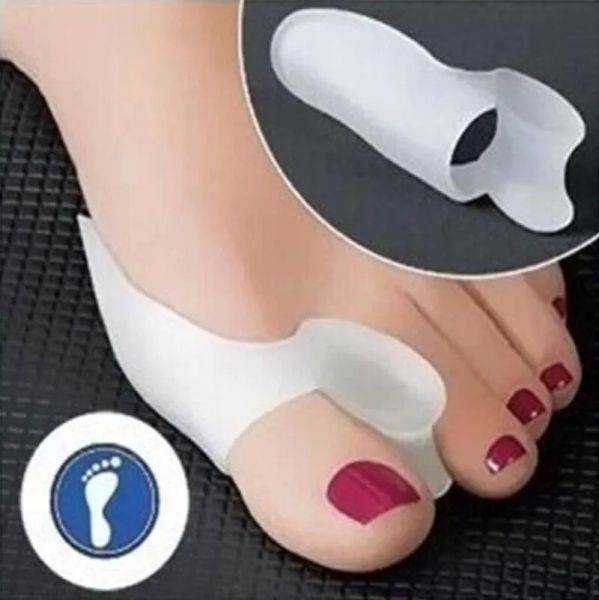 

toe protector 2pc/pair gel silicone bunion big toe spreader foot hallux valgus guard cushion for foot care